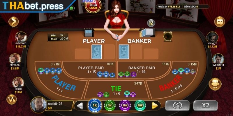 Baccarat THABET - Luật Chơi Và Kinh Nghiệm Soi Cầu Cần Biết 2 Cập nhật luật chơi Baccarat trực tuyến tại THABET