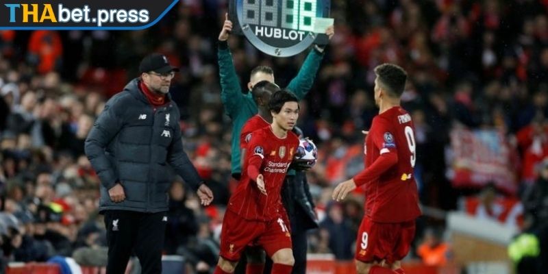 Cầu thủ được thay vào/trước