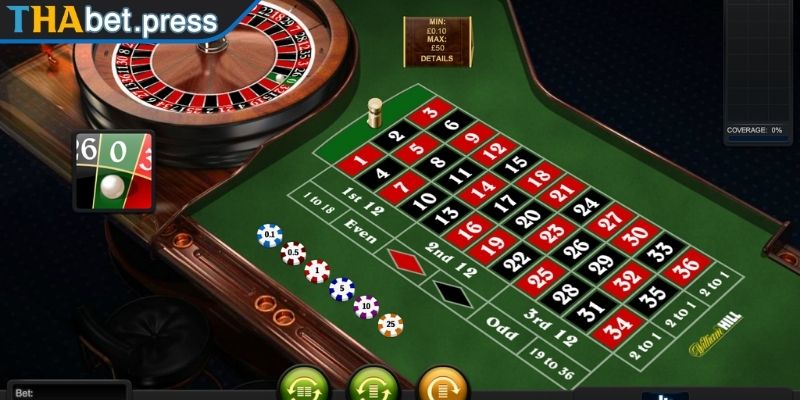 Quy luật chơi Roulette THABET chuẩn xác
